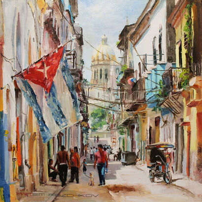 3.1 Cuban journey - a Paint Artowrk by Artem Rezchikov