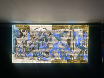 Guernica Stained Glass Mosaic - a Art Design Artwork by Mauri