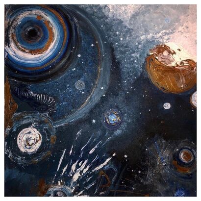 Galaxy  - a Paint Artowrk by Rachel Ziyad