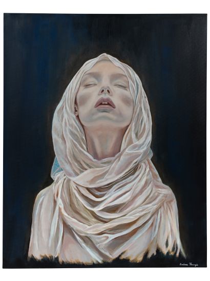 Pensiero sospeso - A Paintings Artwork by Barbara