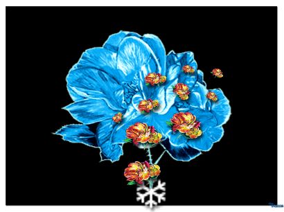 Roses-R-Blue - 2014 - Finished onto Backing Board 2018 - a Digital Graphics and Cartoon Artwork by Charlotte A Cornish