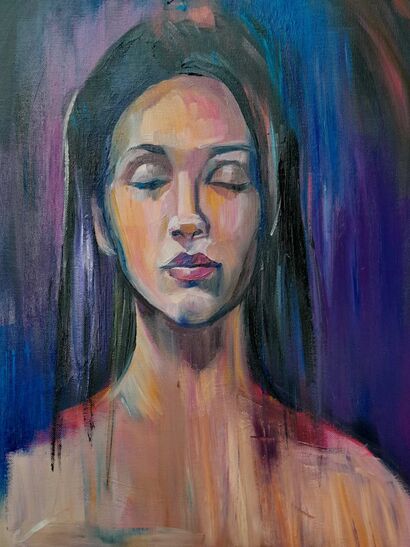 Inner Silence  - a Paint Artowrk by violeta snegarova