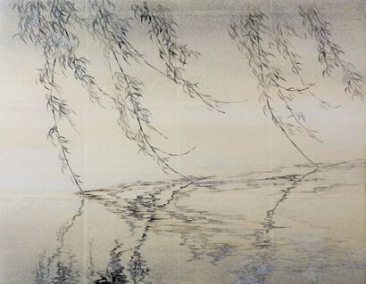 Flow of wind - A Paint Artwork by Shoko Okumura