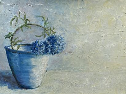 Blue Japanese Dream - a Paint Artowrk by Irina Metz