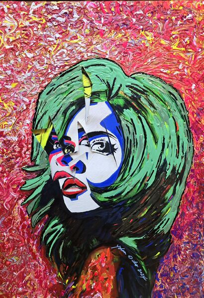 The End of Flatness - a Paint Artowrk by Diko