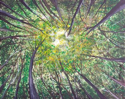 forest 2 - A Paint Artwork by Harsimran kaur