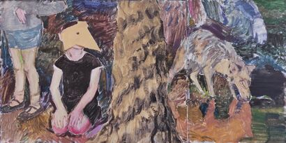 Into the woods: la dama del lago - a Paint Artowrk by Anca Luiza Sirbu