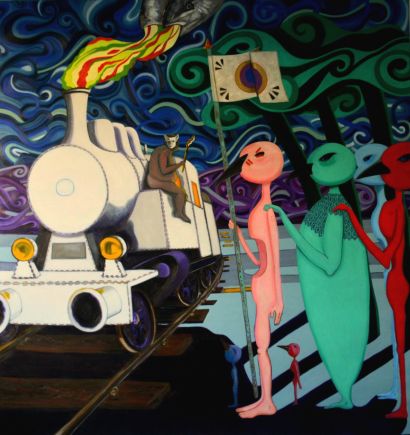 Transcending Shadows 3 - A Paintings Artwork by Pedro  Ramalho