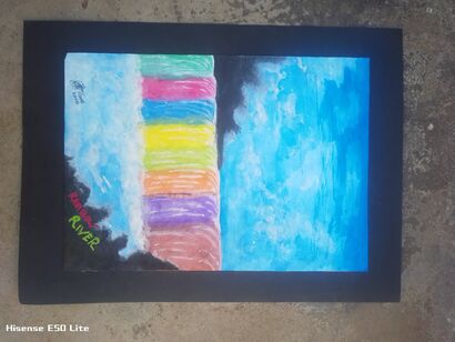 Rainbow River  - A Art Design Artwork by Mishack vusimuzi Msiza