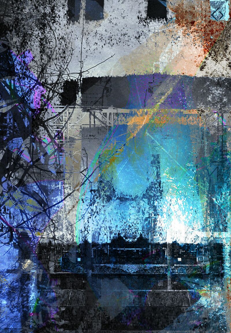 Blue Furnace - a Digital Art by Joe Tantillo