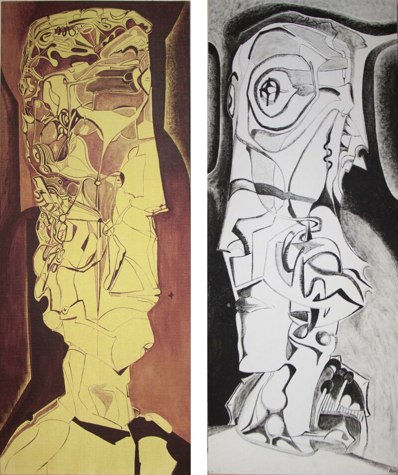 Le regard de l'autre ( the other's gaze ) N°1 - a Paintings by arno louis