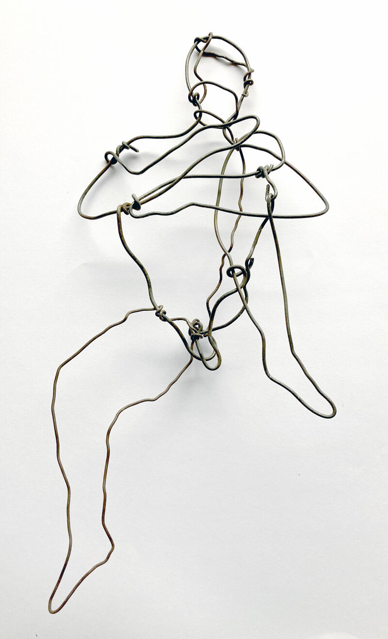 Uomo dell'uva 003 - a Sculpture & Installation by Mitsuyasu Hatakeda