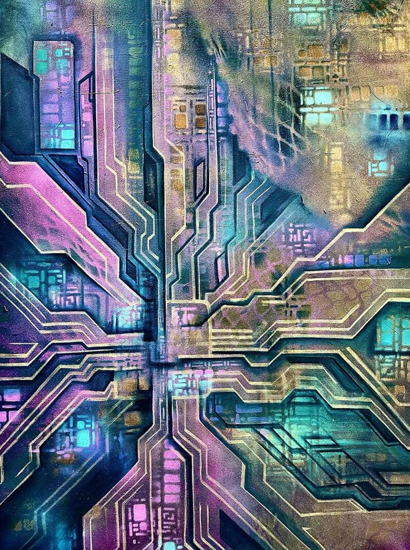 Synaptic Silence - a Paintings by Elvis 
