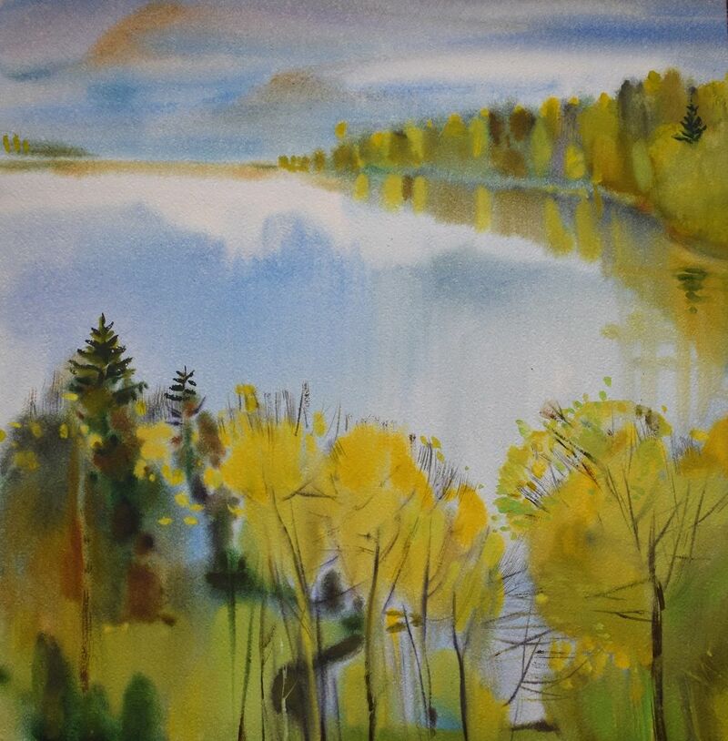 Autumn - a Paint by Aleksandra Kulonen