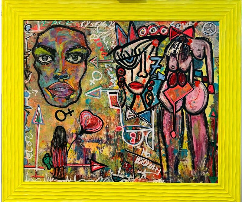 profumo di donna - a Paintings by vittorio pezzuoli