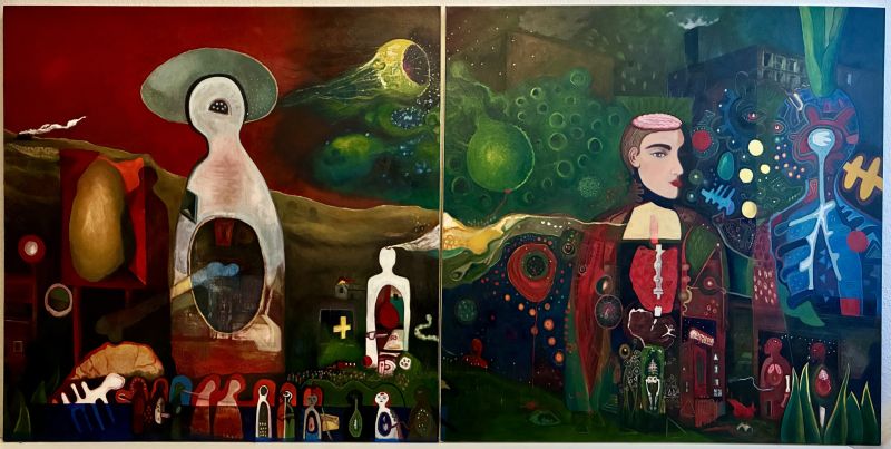Coesistenze (Coexistences) - a Paintings by Luigi Di Crasto