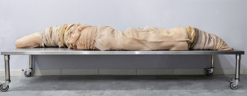 Untitled (worm 2) - a Sculpture & Installation by Carmit Hassine