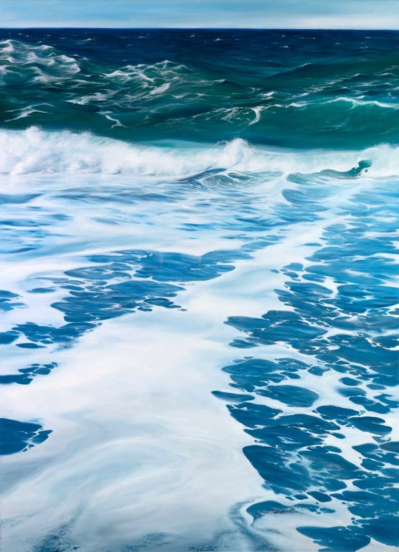 Feet in the water - a Paintings by Hanna Meunier
