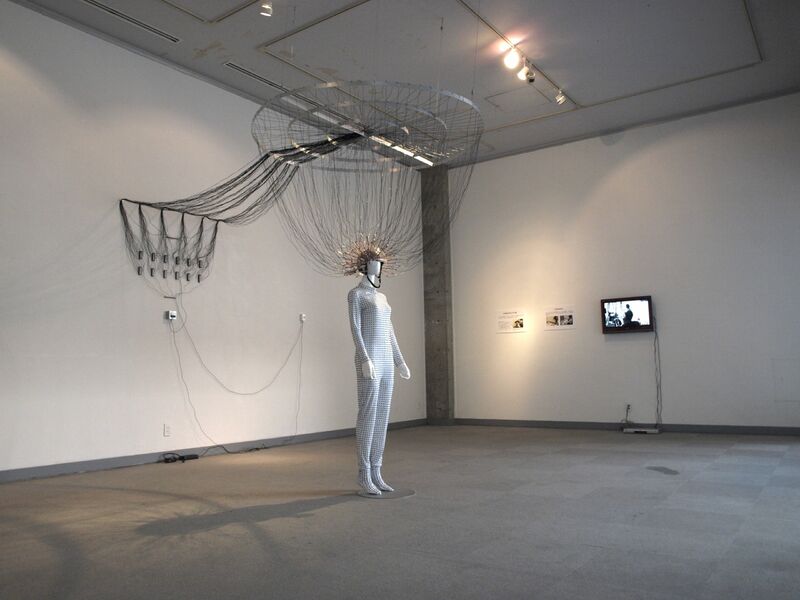 Magnetic Helmet & Magnetic Suits - a Sculpture & Installation by Nakako Okamoto