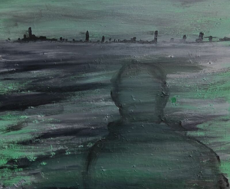 Uno sguardo nella tempesta  - a Paint by Fulvio Antonio  Pietrobon 