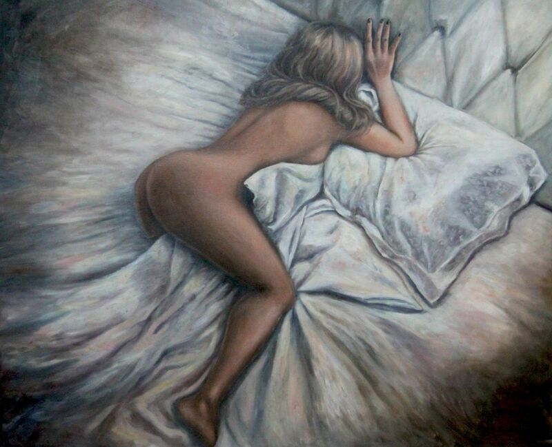 Обнажённая - a Paint by Катерина Михайлова