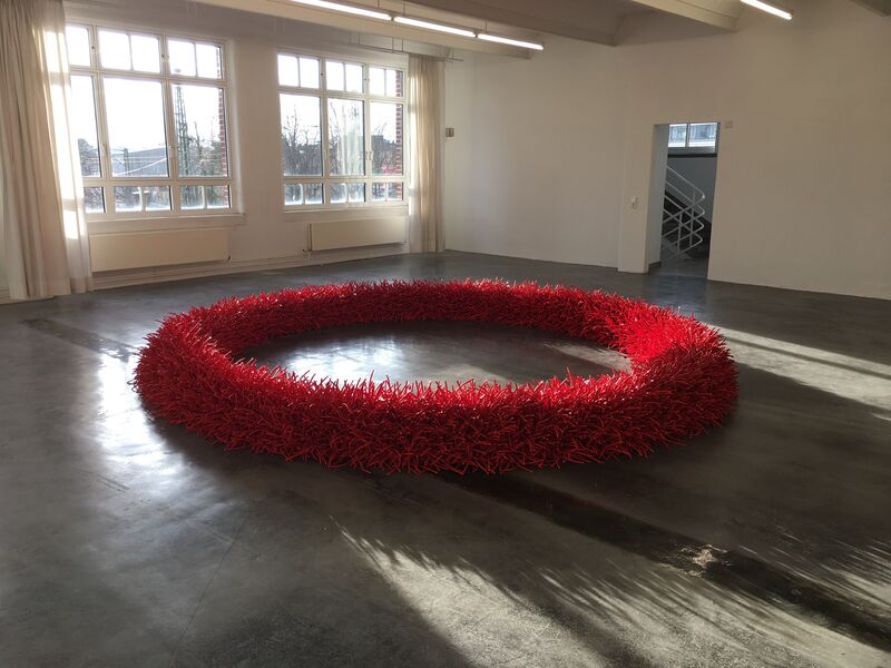 Red Ring - a Sculpture & Installation by Bean Finneran