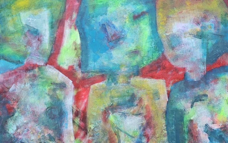 Trois présences mouvantes (Three Shifting Presences) - a Paintings by Sof