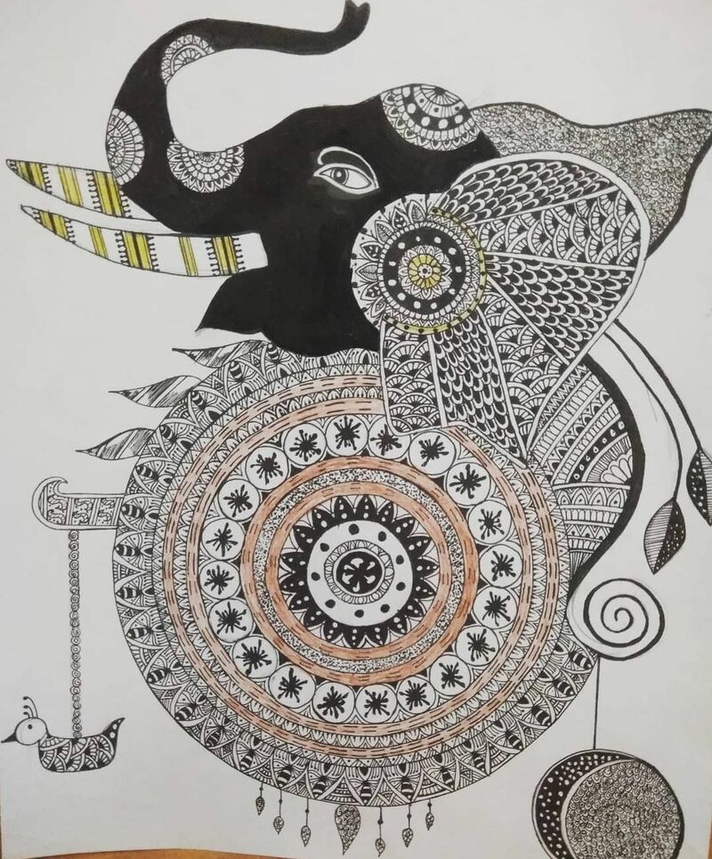 Lord ganesha - a Art Design by Anshita  Sethiya