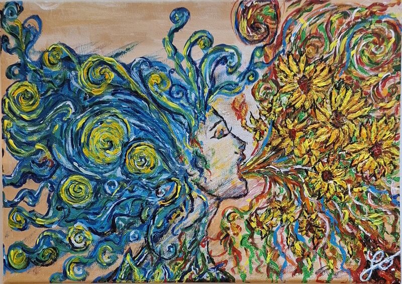 Fuori Controllo (Out of Control) - a Paintings by Giulia Olla