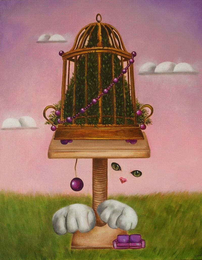 Cats in Wonderland  - a Paint by Yannis Noelle C.