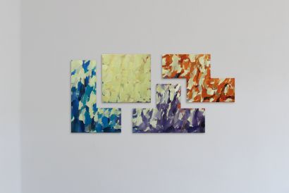 MODULAR MEMORY /Oil paintings of four objects - a Paintings Artwork by Аnastasia Saut