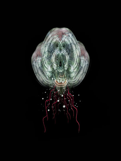 Imagery of Neo Primitive Life - Aquatic #4 - A Digital Art Artwork by sensegraphia