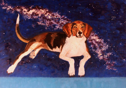 Canis Major - A Paint Artwork by eleanor guerrero