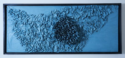 Ground Blue - a Sculpture & Installation Artowrk by monartworks
