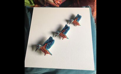 Kingfishers - a Art Design Artowrk by Emma Heighway