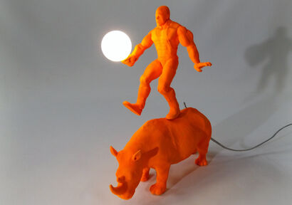 Toys Lamp - A Art Design Artwork by Bruno Petronzi