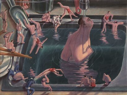 Pool No. 3 - a Paintings Artwork by BIN LIU