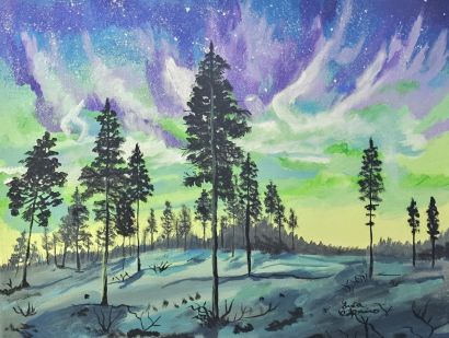 Sinfonia Boreale - Boreal Symphony - a Paint Artowrk by Luca Cisternino