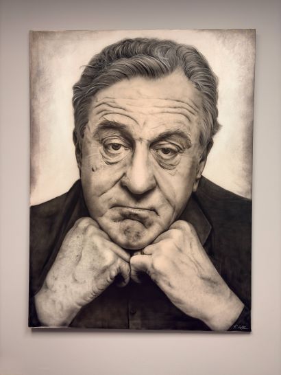 Robert De Niro - Reflection - a Paint Artwork by Francesco Dall'Antonia