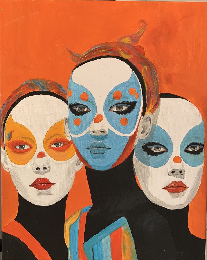 Maschere di identita - a Paint by Elisabetta Eni
