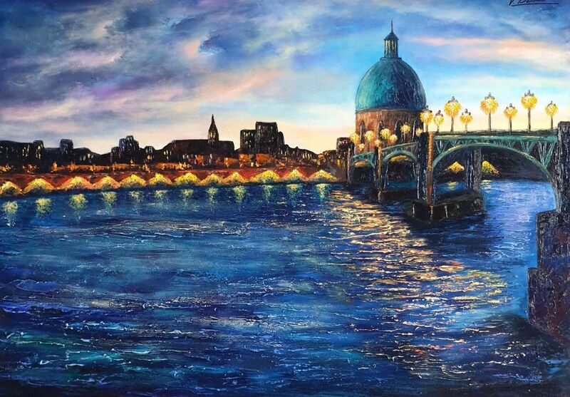 Вечерняя Тулуза. - a Paint by Victoria Beko 