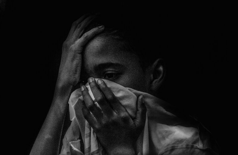 Stigma in blood. - a Photographic Art by Ritikesh Ragudu