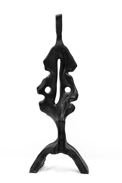 Cavaliere nero - A Sculpture & Installation Artwork by ELIO FORTUNATO