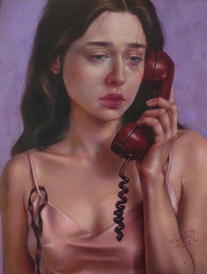 Echo Of A Call - a Paint Artowrk by Kleidt Sarah