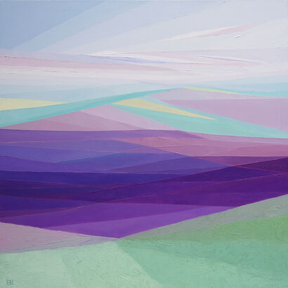 Colors of Earth. Violet - A Paint Artwork by Olga Brovchenko