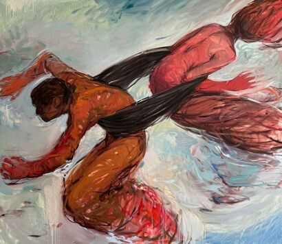 Attraction/Rejection - a Paint Artowrk by Satenik Ghulijanyan