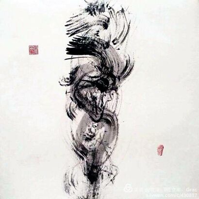 Ink 16 - a Paint Artowrk by Lijun Zhang