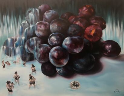 Bagno nell'uva - A Paint Artwork by MARA CREA