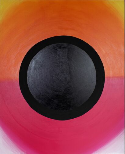 Black Hole Horizon - a Paint Artowrk by Marc Violette