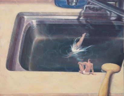 Infinite Basin - a Paintings Artwork by BIN LIU